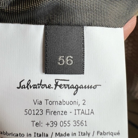 Salvatore Ferragamo Men’s Python Leather Jacket Beautiful Tan $6100 sz 56 - Picture 7 of 7